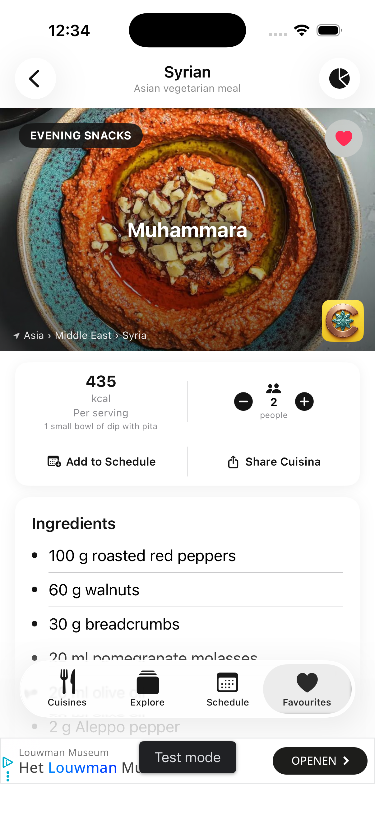 Recipe detail